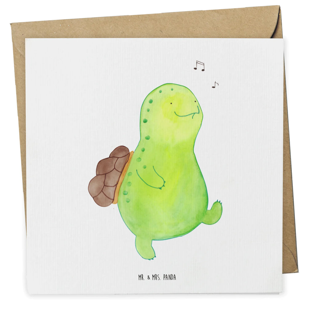 Deluxe Karte Schildkröte Pfeifen Einladungskarte, Geburtstagskarte, Hochzeitskarte, Karte, Hochwertige Grußkarte, Grußkarte, Hochwertige Klappkarte, Klappkarte, Glückwunschkarte, Schildkröte, fröhlich, Lebensfreude, Motivation, Depression, Trennung, Schildi, Neuanfang, Schildkröten, Glück