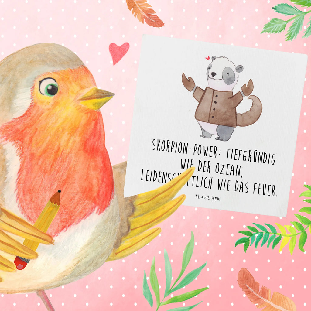 Deluxe Card Scorpion Astrology Hochwertige Grußkarte, Klappkarte, Karte, Geburtstagskarte, Glückwunschkarte, Hochwertige Klappkarte, Grußkarte, Einladungskarte, Hochzeitskarte, Tierkreiszeichen, Sternzeichen, Horoskop, Astrologie, Aszendent, Geburtstagsgeschenk, Geschenk, Skorpion