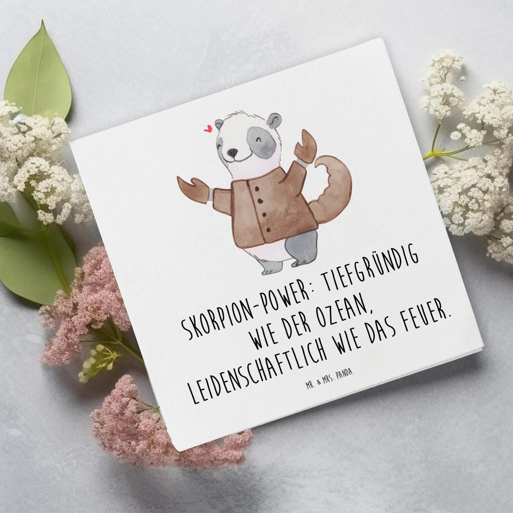 Deluxe Card Scorpion Astrology Hochwertige Grußkarte, Klappkarte, Karte, Geburtstagskarte, Glückwunschkarte, Hochwertige Klappkarte, Grußkarte, Einladungskarte, Hochzeitskarte, Tierkreiszeichen, Sternzeichen, Horoskop, Astrologie, Aszendent, Geburtstagsgeschenk, Geschenk, Skorpion