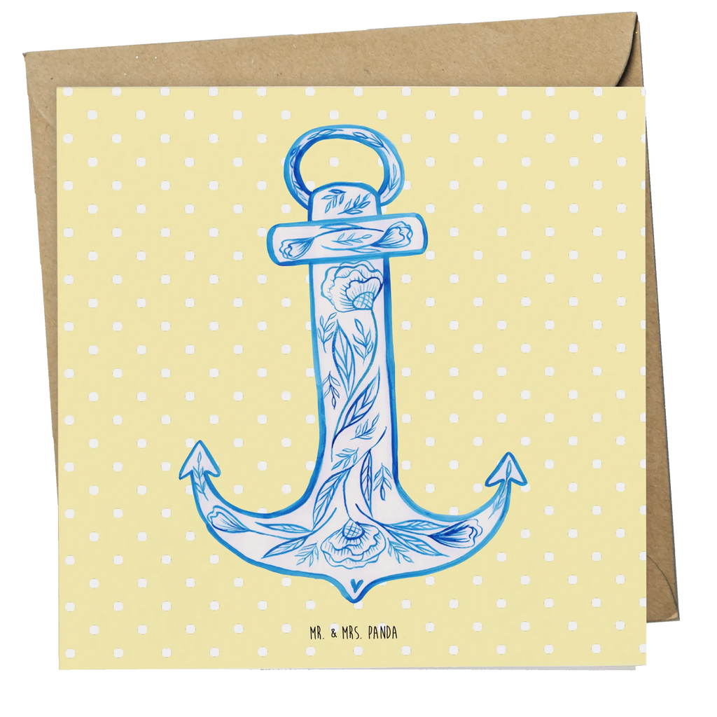 Deluxe Card anchor Blue Karte, Grußkarte, Geburtstagskarte, Einladungskarte, Glückwunschkarte, Hochwertige Grußkarte, Klappkarte, Hochzeitskarte, Hochwertige Klappkarte, Tiermotive, Gute Laune, lustige Sprüche, Tiere