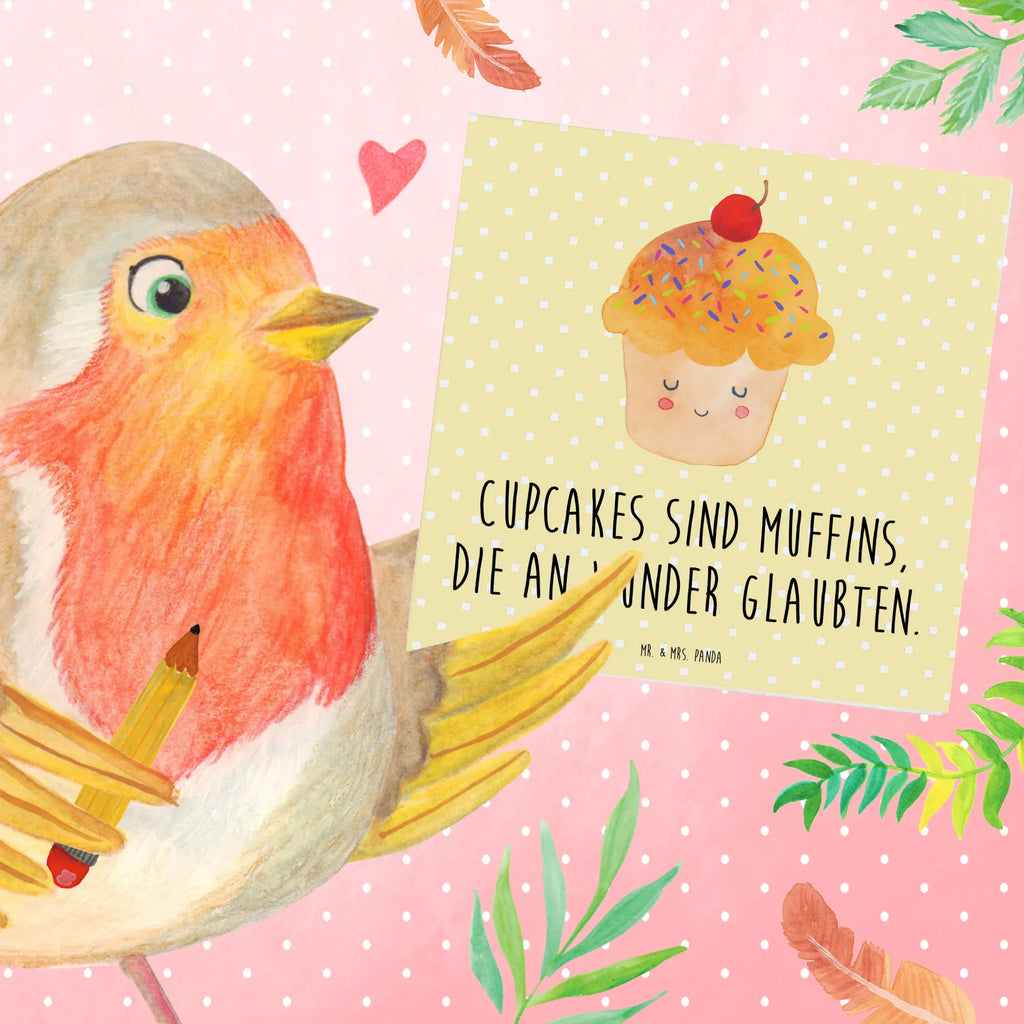 Deluxe Karte Cupcake Grußkarte, Hochwertige Grußkarte, Karte, Hochzeitskarte, Geburtstagskarte, Klappkarte, Hochwertige Klappkarte, Glückwunschkarte, Einladungskarte, Tiermotive, Gute Laune, lustige Sprüche, Tiere, Geschenk Koch, Backen Geschenk, Küche Spruch, Muffin, Motivation Sprüche, Küche Deko, Wunder, Cupcakes
