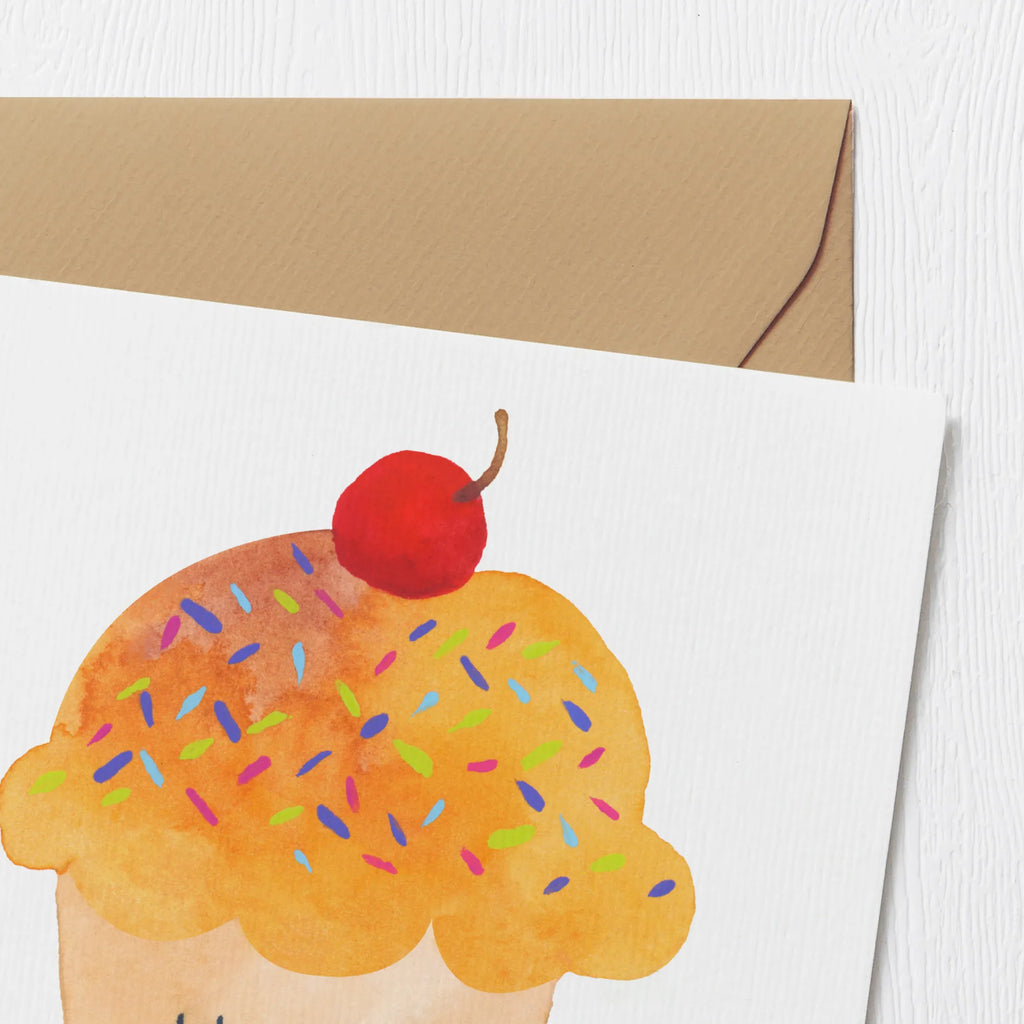 Deluxe Karte Cupcake Grußkarte, Hochwertige Grußkarte, Karte, Hochzeitskarte, Geburtstagskarte, Klappkarte, Hochwertige Klappkarte, Glückwunschkarte, Einladungskarte, Tiermotive, Gute Laune, lustige Sprüche, Tiere, Geschenk Koch, Backen Geschenk, Küche Spruch, Muffin, Motivation Sprüche, Küche Deko, Wunder, Cupcakes