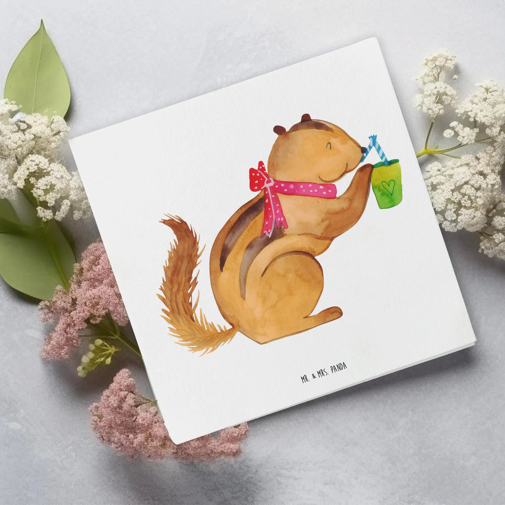 Deluxe Card Squirrel smoothies Einladungskarte, Hochwertige Klappkarte, Hochwertige Grußkarte, Grußkarte, Glückwunschkarte, Karte, Hochzeitskarte, Geburtstagskarte, Klappkarte, Tiermotive, Gute Laune, lustige Sprüche, Tiere, Eichhörnchen, Abnehmen, Green Smoothies, Streifenhörnchen, Diät