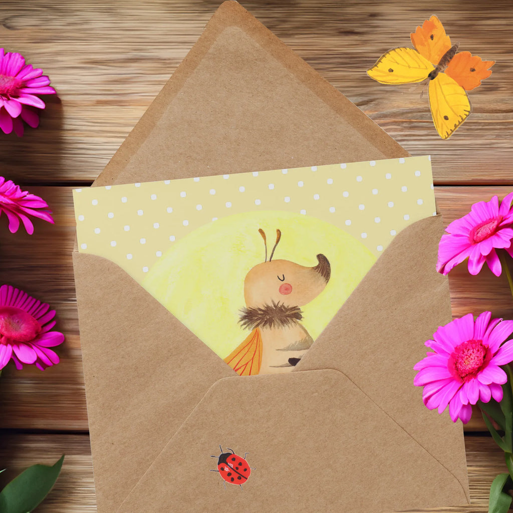 Deluxe Karte Glühwürmchen Geburtstagskarte, Klappkarte, Hochwertige Klappkarte, Hochzeitskarte, Karte, Grußkarte, Hochwertige Grußkarte, Glückwunschkarte, Einladungskarte, Tiermotive, Gute Laune, lustige Sprüche, Tiere, Liebesspruch, Jahrestag, Verlobung, Liebesbeweis, Liebe, Lieblingsmensch, Heiratsantrag, Falter, Glühwurm, magisch, Glühwürmchen, Leuchten
