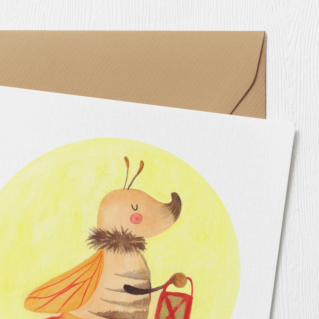 Deluxe Karte Glühwürmchen Geburtstagskarte, Klappkarte, Hochwertige Klappkarte, Hochzeitskarte, Karte, Grußkarte, Hochwertige Grußkarte, Glückwunschkarte, Einladungskarte, Tiermotive, Gute Laune, lustige Sprüche, Tiere, Liebesspruch, Jahrestag, Verlobung, Liebesbeweis, Liebe, Lieblingsmensch, Heiratsantrag, Falter, Glühwurm, magisch, Glühwürmchen, Leuchten