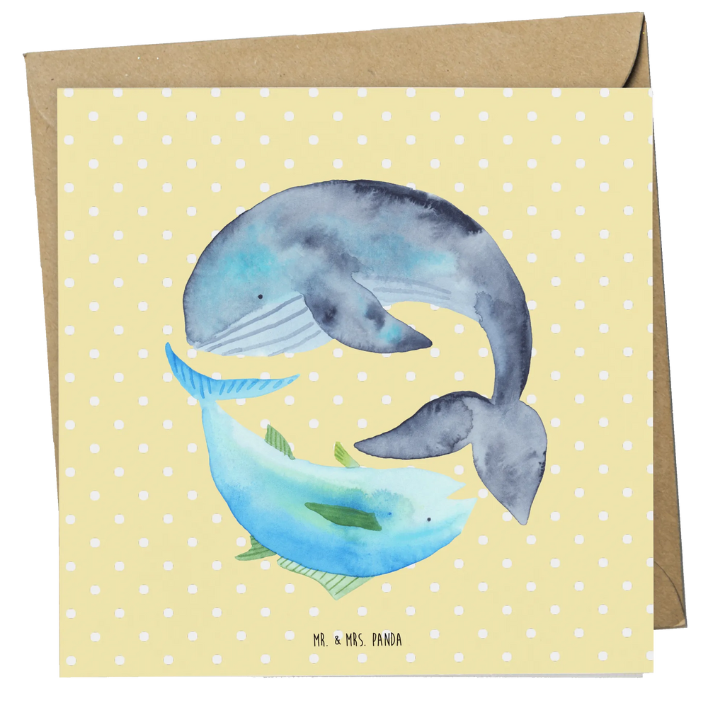 Deluxe Card whale tuna Hochwertige Grußkarte, Karte, Hochzeitskarte, Geburtstagskarte, Klappkarte, Glückwunschkarte, Einladungskarte, Grußkarte, Hochwertige Klappkarte, Tiermotive, Gute Laune, lustige Sprüche, Tiere, Spruch lustig, Wal, Spruch des Tages, Flachwitz, Tunfisch, Witz, Wortwitz lustig, Wahl, Flachwitz Geschenk
