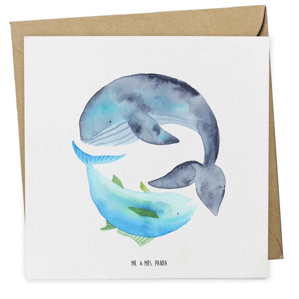 Deluxe Card whale tuna Hochwertige Grußkarte, Karte, Hochzeitskarte, Geburtstagskarte, Klappkarte, Glückwunschkarte, Einladungskarte, Grußkarte, Hochwertige Klappkarte, Tiermotive, Gute Laune, lustige Sprüche, Tiere, Spruch lustig, Wal, Spruch des Tages, Flachwitz, Tunfisch, Witz, Wortwitz lustig, Wahl, Flachwitz Geschenk