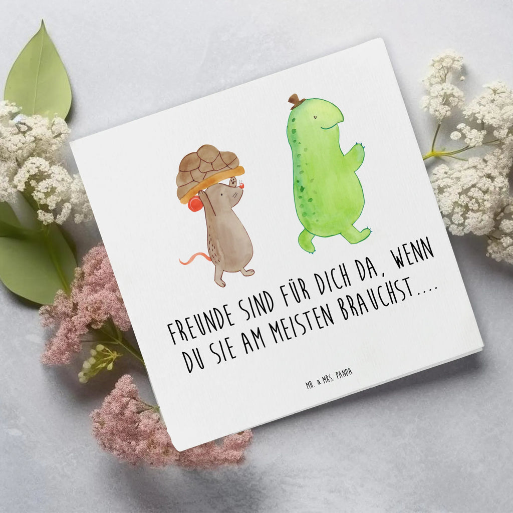 Deluxe Card tortoise Mouse Hochzeitskarte, Grußkarte, Hochwertige Grußkarte, Hochwertige Klappkarte, Klappkarte, Karte, Geburtstagskarte, Einladungskarte, Glückwunschkarte, Schildkröte, beste Freunde, Freundinnen, beste Freundinnen, Maus, Freunde