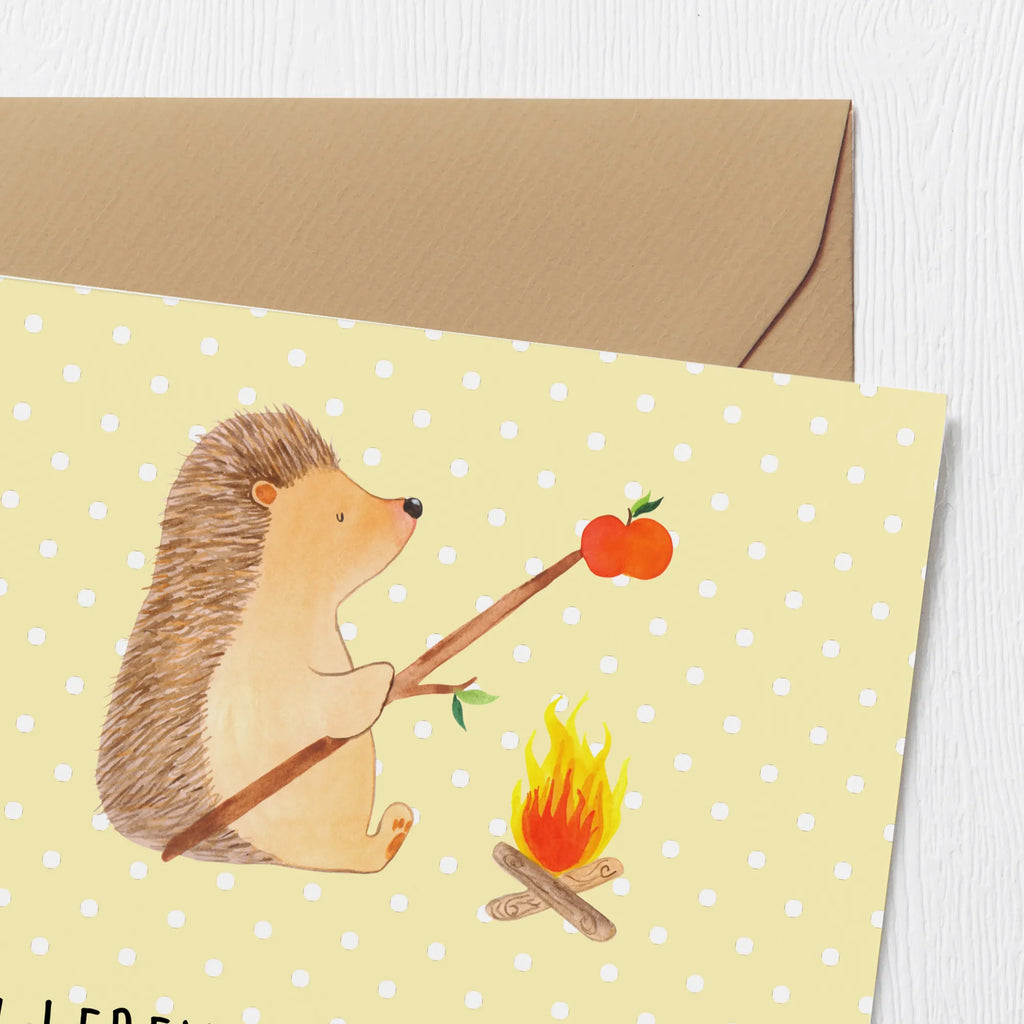 Deluxe Karte Igel Grillen Hochwertige Grußkarte, Hochwertige Klappkarte, Einladungskarte, Klappkarte, Grußkarte, Geburtstagskarte, Hochzeitskarte, Karte, Glückwunschkarte, Tiermotive, Gute Laune, lustige Sprüche, Tiere, Grillen, Sinn des Lebens, Spruch, Motivation, arbeitslos, Igel, Ziele