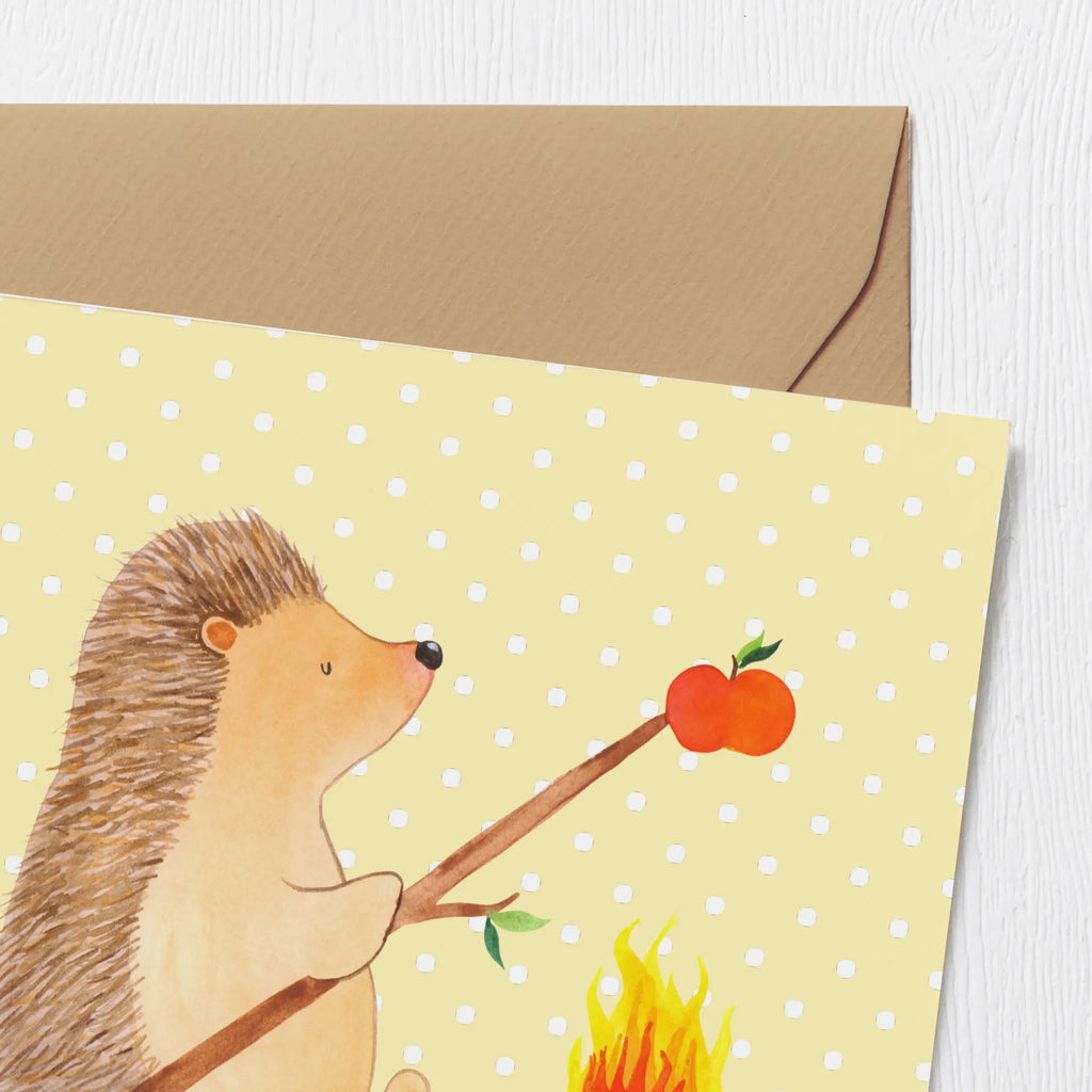 Deluxe Karte Igel Grillen Hochwertige Grußkarte, Hochwertige Klappkarte, Einladungskarte, Klappkarte, Grußkarte, Geburtstagskarte, Hochzeitskarte, Karte, Glückwunschkarte, Tiermotive, Gute Laune, lustige Sprüche, Tiere, Grillen, Sinn des Lebens, Spruch, Motivation, arbeitslos, Igel, Ziele