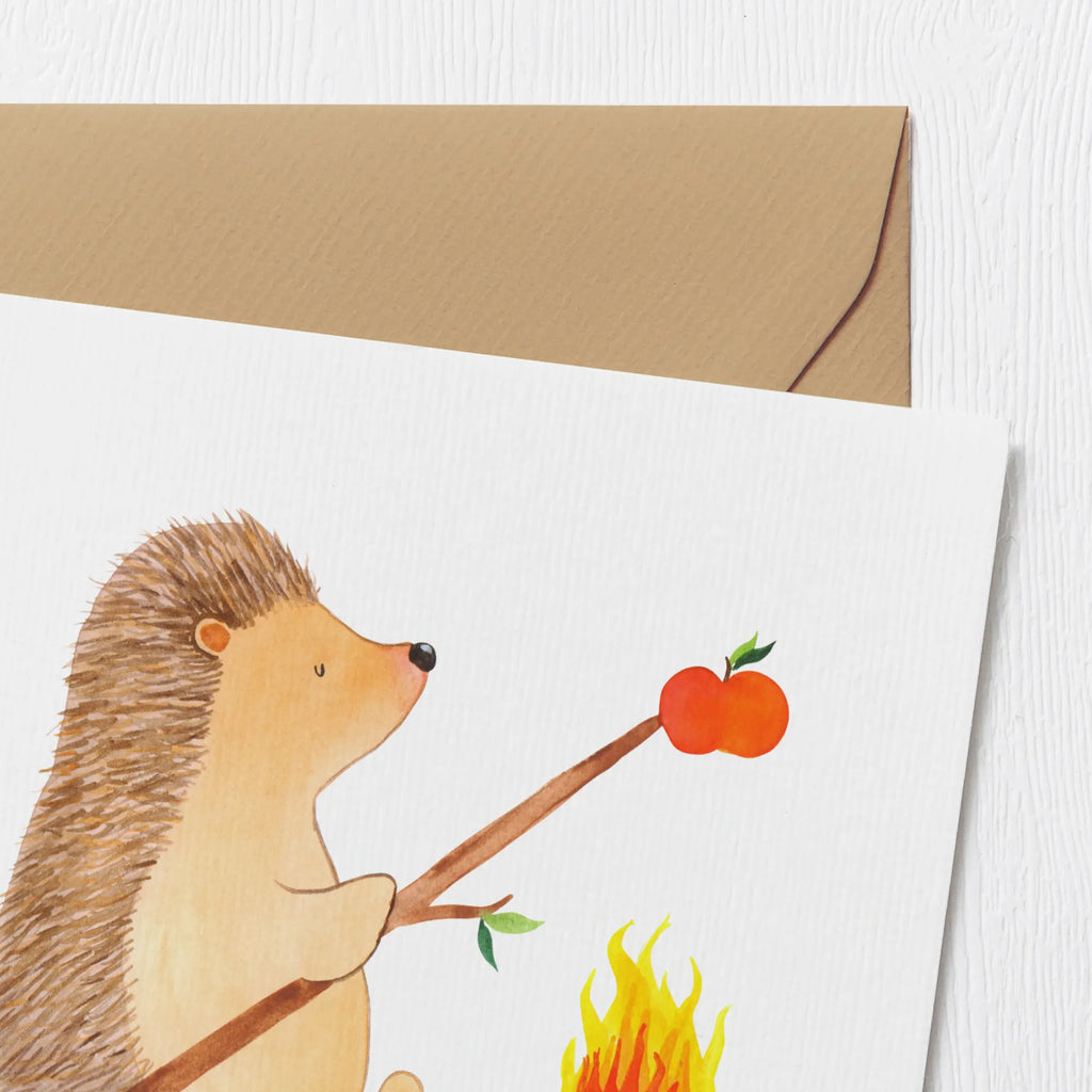 Deluxe Karte Igel Grillen Hochwertige Grußkarte, Hochwertige Klappkarte, Einladungskarte, Klappkarte, Grußkarte, Geburtstagskarte, Hochzeitskarte, Karte, Glückwunschkarte, Tiermotive, Gute Laune, lustige Sprüche, Tiere, Grillen, Sinn des Lebens, Spruch, Motivation, arbeitslos, Igel, Ziele