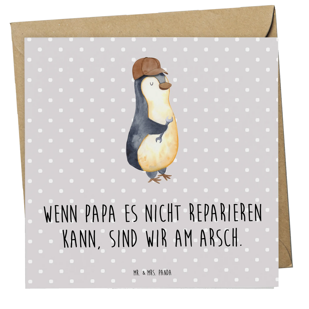 Deluxe Card If Daddy can't fix it, we're screwed. Karte, Hochzeitskarte, Hochwertige Grußkarte, Grußkarte, Einladungskarte, Geburtstagskarte, Hochwertige Klappkarte, Glückwunschkarte, Klappkarte, Familie, Vatertag, Muttertag, Bruder, Schwester, Mama, Papa, Oma, Opa, Geschenk Papa, Bester Papa der Welt, Vater