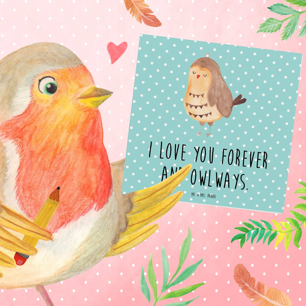 Deluxe Karte Eule Zufrieden Karte, Hochwertige Grußkarte, Klappkarte, Geburtstagskarte, Glückwunschkarte, Hochzeitskarte, Grußkarte, Hochwertige Klappkarte, Einladungskarte, Eule, Eule Spruch, Wortspiel lustig, Spruch schön, Romantisch, Liebe Spruch, Eule deko, Geschenk Hochzeitstag, Owl