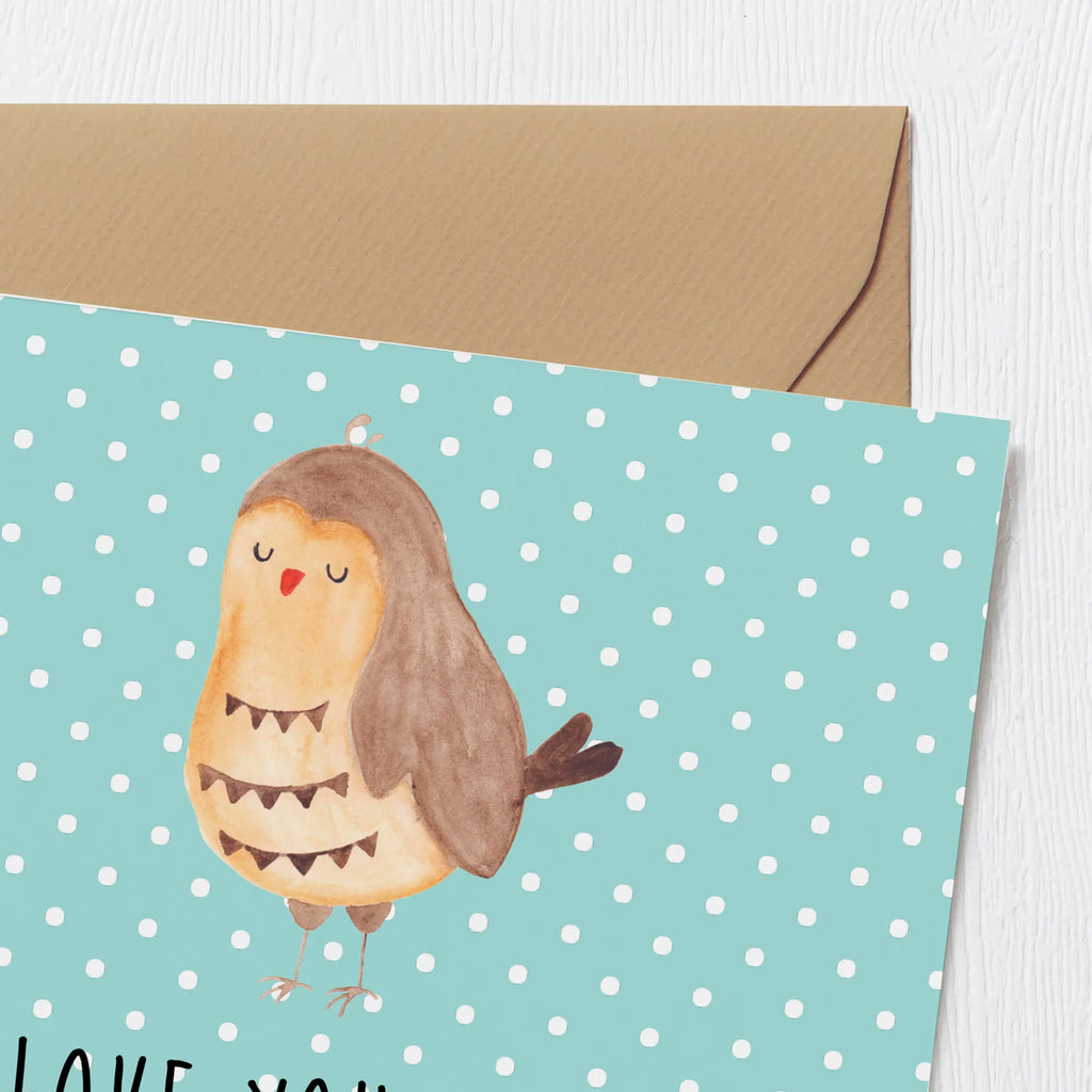 Deluxe Karte Eule Zufrieden Karte, Hochwertige Grußkarte, Klappkarte, Geburtstagskarte, Glückwunschkarte, Hochzeitskarte, Grußkarte, Hochwertige Klappkarte, Einladungskarte, Eule, Eule Spruch, Wortspiel lustig, Spruch schön, Romantisch, Liebe Spruch, Eule deko, Geschenk Hochzeitstag, Owl