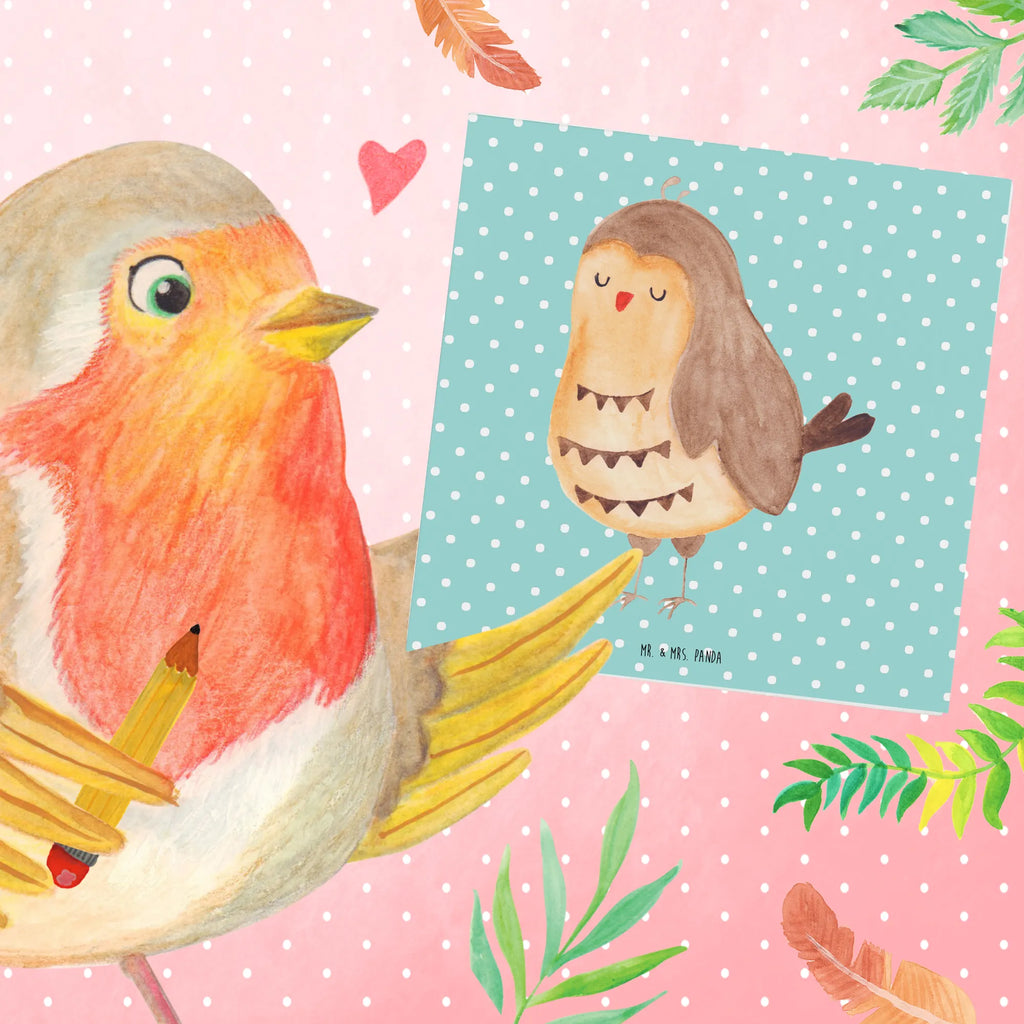 Deluxe Karte Eule Zufrieden Karte, Hochwertige Grußkarte, Klappkarte, Geburtstagskarte, Glückwunschkarte, Hochzeitskarte, Grußkarte, Hochwertige Klappkarte, Einladungskarte, Eule, Eule Spruch, Wortspiel lustig, Spruch schön, Romantisch, Liebe Spruch, Eule deko, Geschenk Hochzeitstag, Owl