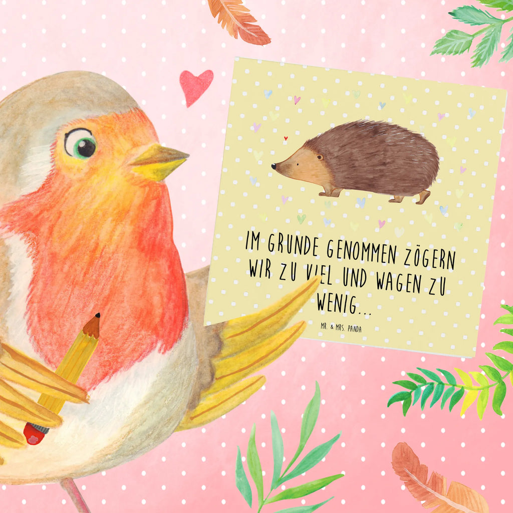 Deluxe Karte Igel Herzen Karte, Einladungskarte, Glückwunschkarte, Geburtstagskarte, Grußkarte, Klappkarte, Hochwertige Klappkarte, Hochzeitskarte, Hochwertige Grußkarte, Tiermotive, Gute Laune, lustige Sprüche, Tiere, Vertrauen, Herzen, Liebe, Herz, Leben, Igel, Kuss