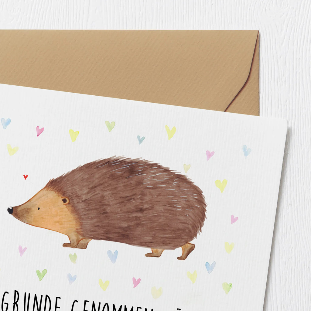 Deluxe Karte Igel Herzen Karte, Einladungskarte, Glückwunschkarte, Geburtstagskarte, Grußkarte, Klappkarte, Hochwertige Klappkarte, Hochzeitskarte, Hochwertige Grußkarte, Tiermotive, Gute Laune, lustige Sprüche, Tiere, Vertrauen, Herzen, Liebe, Herz, Leben, Igel, Kuss