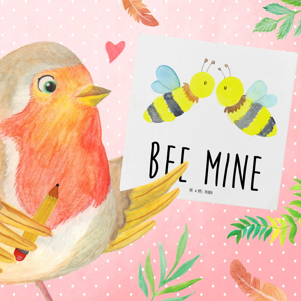 Deluxe Karte Biene Liebe Hochwertige Klappkarte, Hochzeitskarte, Grußkarte, Glückwunschkarte, Klappkarte, Geburtstagskarte, Karte, Hochwertige Grußkarte, Einladungskarte, Biene, Wespe, Hummel