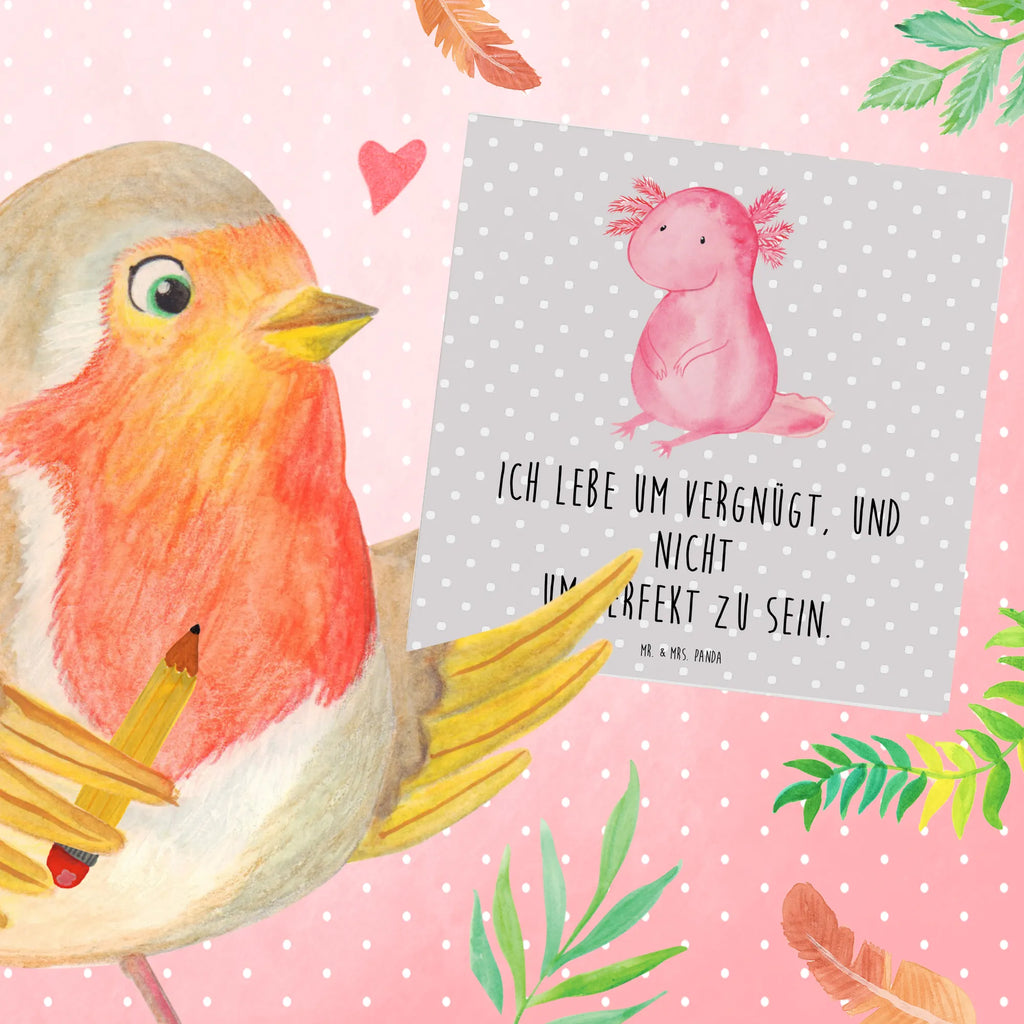 Deluxe Card axolotl zero Geburtstagskarte, Hochwertige Grußkarte, Grußkarte, Hochwertige Klappkarte, Glückwunschkarte, Karte, Einladungskarte, Klappkarte, Hochzeitskarte, Axolotl, Molch, Weisheit, Liebe, Axolot, Freundin, zufrieden, Lebensweisheit, fröhlich, vergnügt, Lebensstil