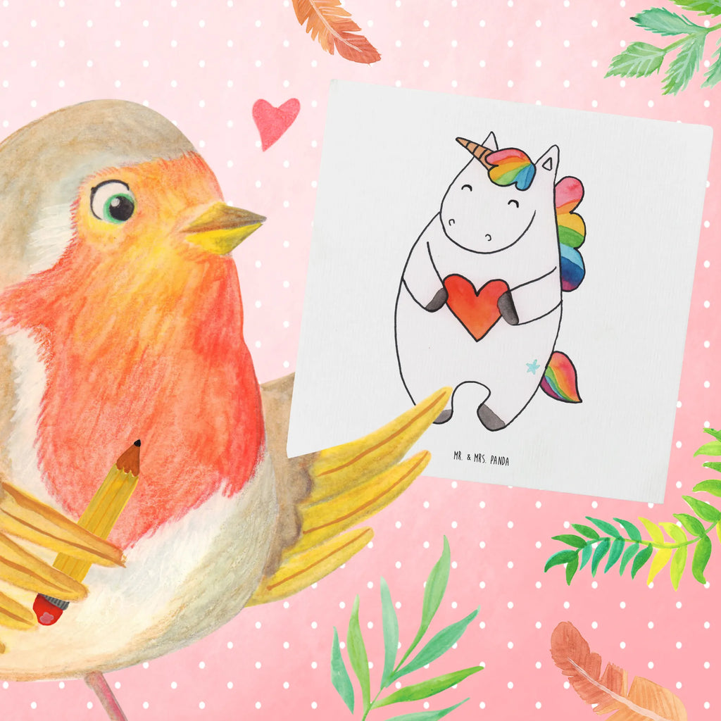 Deluxe Card unicorn Heart Hochwertige Grußkarte, Klappkarte, Einladungskarte, Grußkarte, Glückwunschkarte, Karte, Hochzeitskarte, Hochwertige Klappkarte, Geburtstagskarte, Einhorn, Einhörner, Einhorn Deko, Unicorn, Freundin, bunt, schlimm, böse, Herz, anders, witzig, lustig