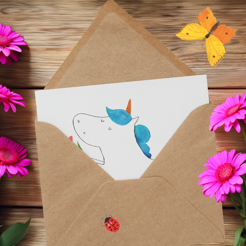 Deluxe Karte Einhorn Blume Hochwertige Klappkarte, Klappkarte, Grußkarte, Geburtstagskarte, Hochzeitskarte, Karte, Einladungskarte, Glückwunschkarte, Hochwertige Grußkarte, Einhorn, Einhörner, Einhorn Deko, Unicorn, Antrag, heiraten, Liebe, Freundin, Freund, Liebesbeweis, Partner, Pärchen, Ehepaar, Heiratsantrag, Verlobung, Ehe