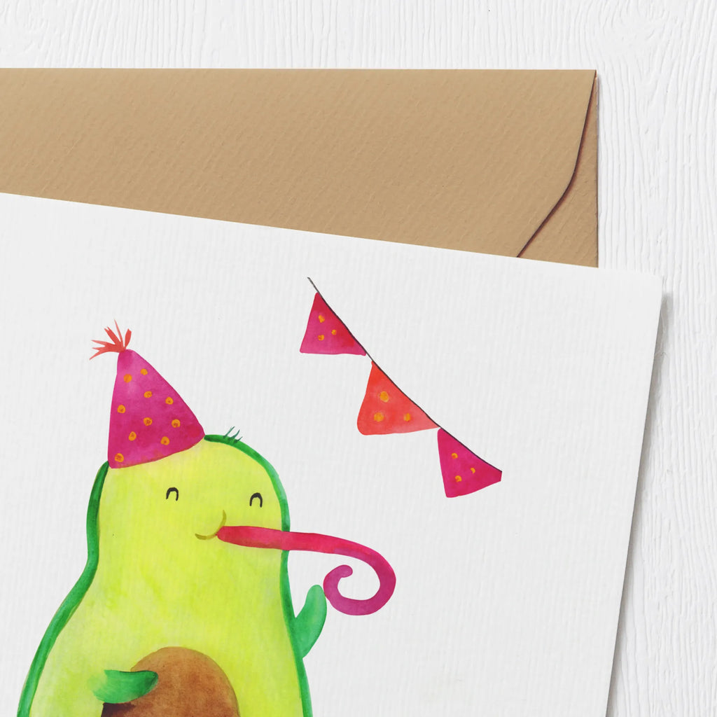 Deluxe Card avocado party time Hochzeitskarte, Klappkarte, Geburtstagskarte, Hochwertige Klappkarte, Karte, Hochwertige Grußkarte, Grußkarte, Glückwunschkarte, Einladungskarte, Avocado, Veggie, Vegan, Gesund