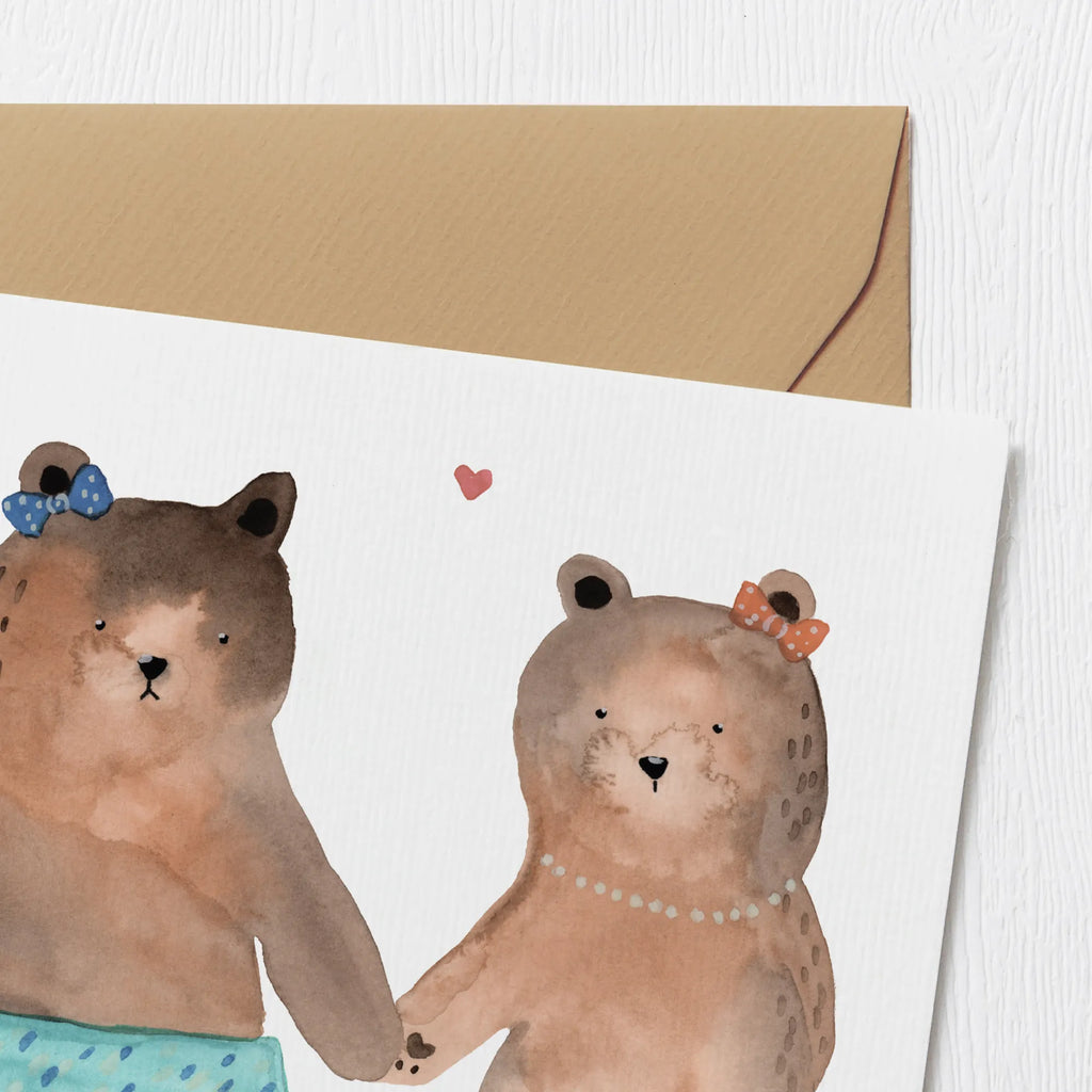 Deluxe Karte Bär Freundin Klappkarte, Einladungskarte, Glückwunschkarte, Hochwertige Grußkarte, Karte, Grußkarte, Hochwertige Klappkarte, Hochzeitskarte, Geburtstagskarte, Bär, Teddy, Teddybär, Bär Freundin Beste Freund Liebe Liebesbeweis Verliebt Kumpel Kumpeliene
