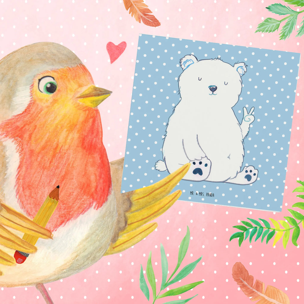 Deluxe Karte Eisbär Faul Hochzeitskarte, Karte, Glückwunschkarte, Grußkarte, Einladungskarte, Geburtstagskarte, Klappkarte, Hochwertige Klappkarte, Hochwertige Grußkarte, Bär, Teddy, Teddybär, Arbeit, Eisbär, Büro, Arbeitsplatz, Entspannen, Nordpol, Relaxen, Bürojob, Faul, Homeoffice