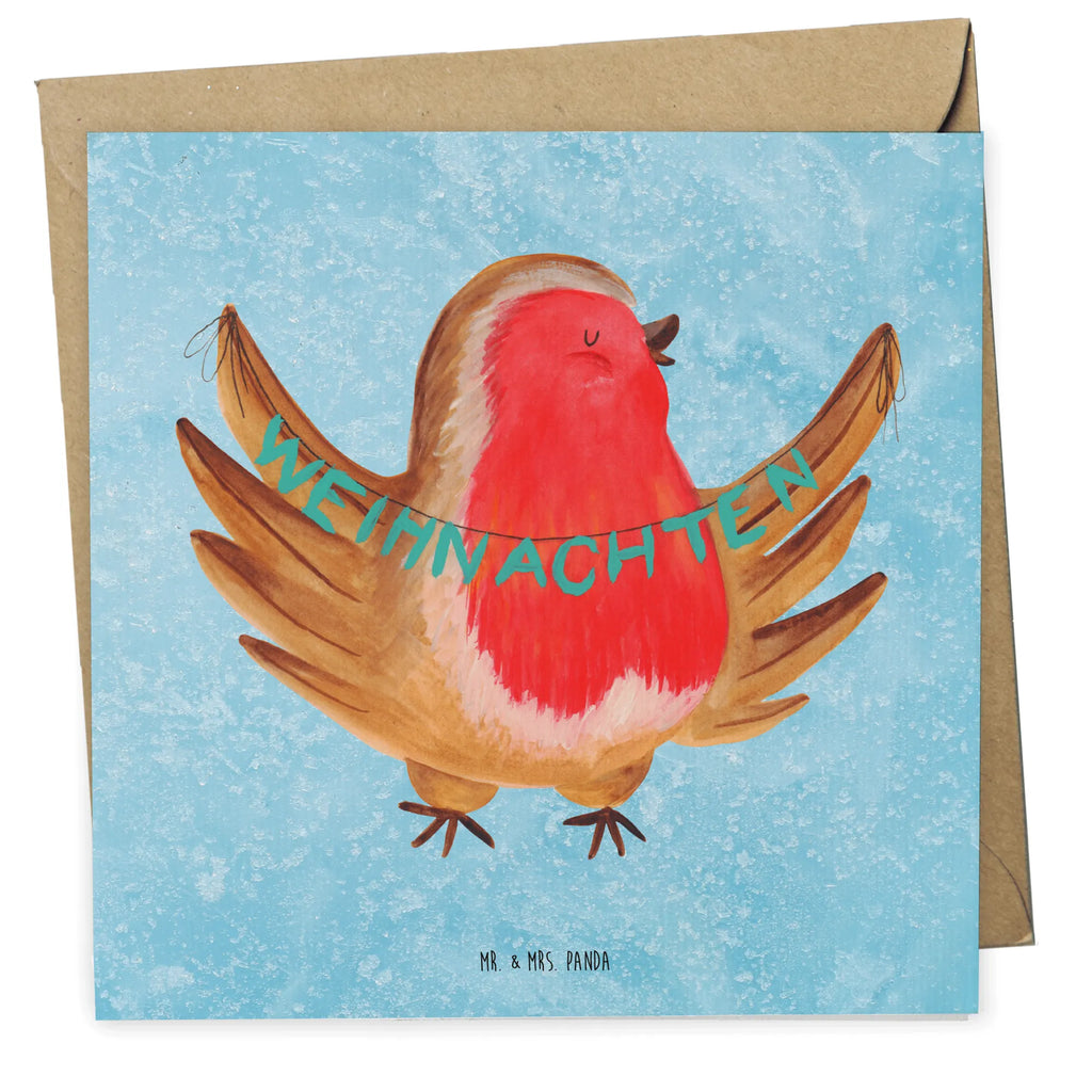 Deluxe Card robin Christmas Karte, Grußkarte, Klappkarte, Einladungskarte, Hochwertige Klappkarte, Hochzeitskarte, Hochwertige Grußkarte, Glückwunschkarte, Geburtstagskarte, Winter, Weihnachten, Weihnachtsdeko, Nikolaus, Advent, Heiligabend, Wintermotiv, Frohe Weihnachten, Weihnachtsmotiv, xmas, Vogel, Weihnachtsgruß