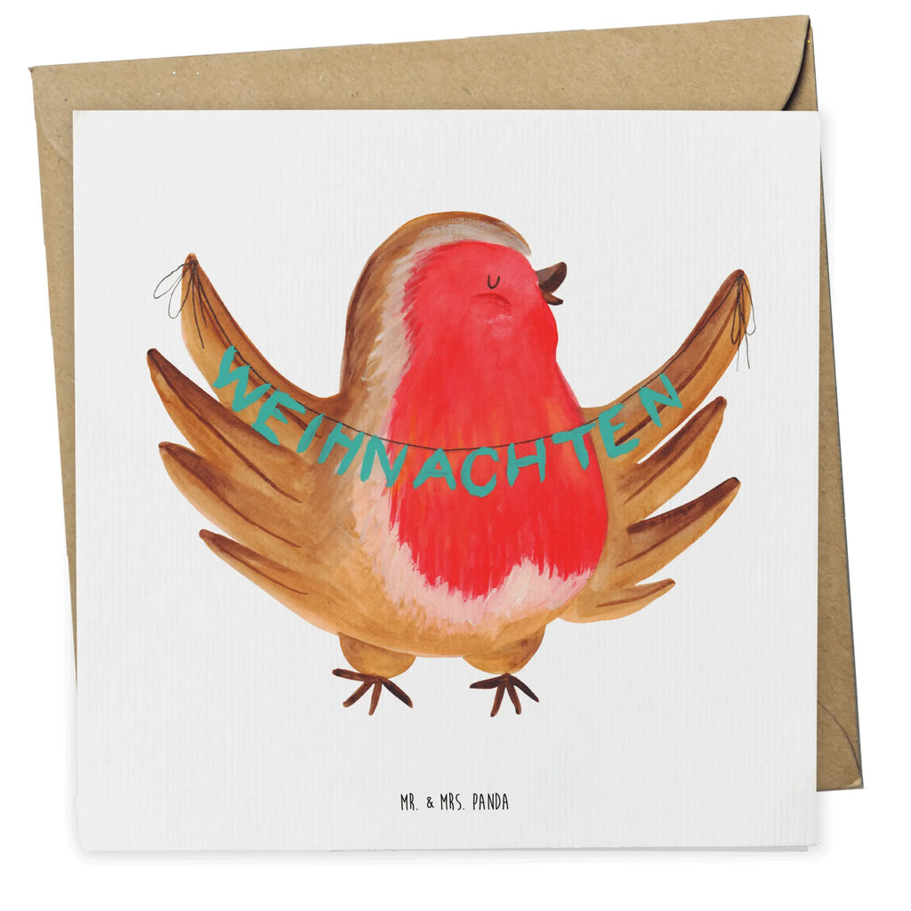 Deluxe Card robin Christmas Karte, Grußkarte, Klappkarte, Einladungskarte, Hochwertige Klappkarte, Hochzeitskarte, Hochwertige Grußkarte, Glückwunschkarte, Geburtstagskarte, Winter, Weihnachten, Weihnachtsdeko, Nikolaus, Advent, Heiligabend, Wintermotiv, Frohe Weihnachten, Weihnachtsmotiv, xmas, Vogel, Weihnachtsgruß