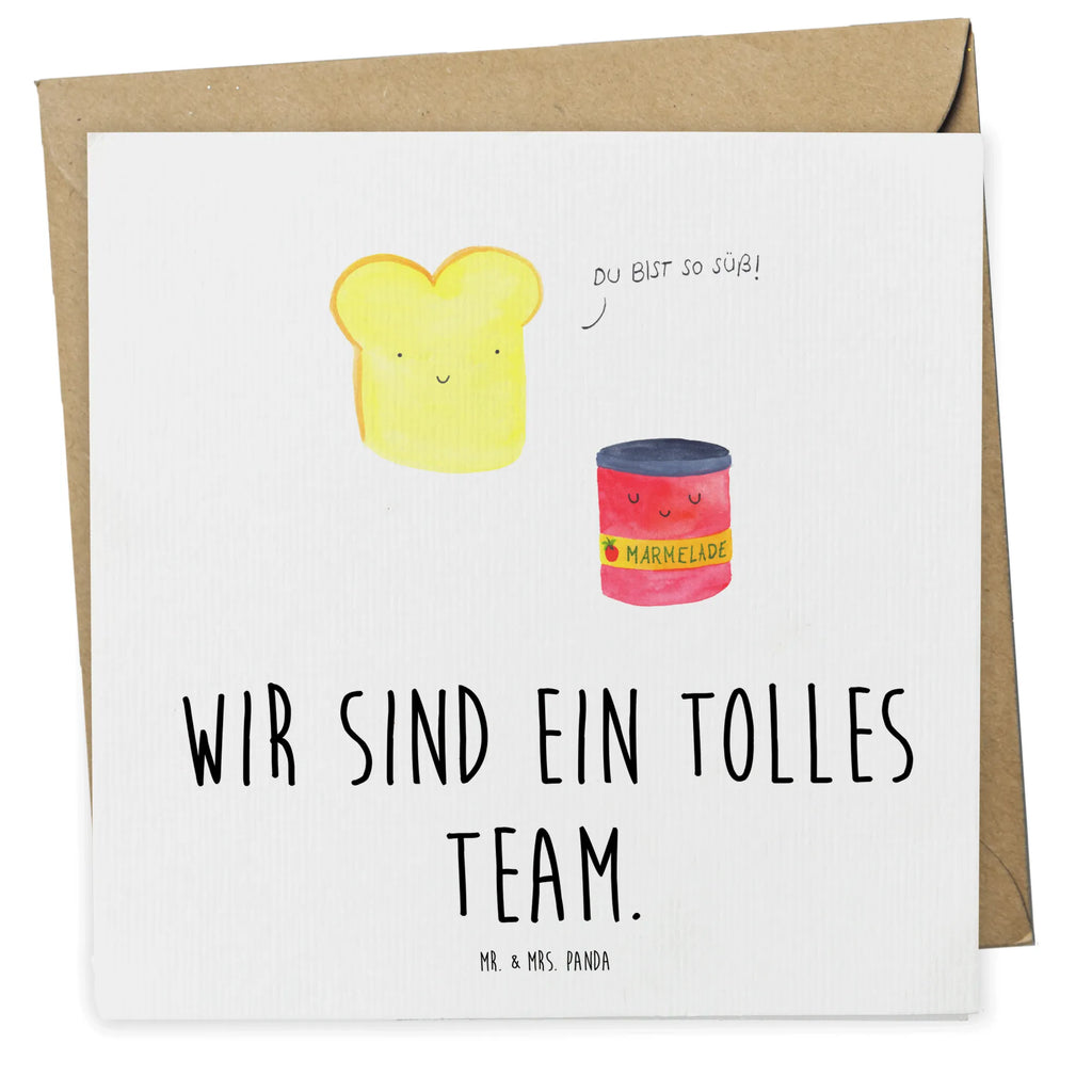 Deluxe Card toast jam Hochwertige Klappkarte, Einladungskarte, Hochzeitskarte, Grußkarte, Glückwunschkarte, Geburtstagskarte, Klappkarte, Karte, Hochwertige Grußkarte, Tiermotive, Gute Laune, lustige Sprüche, Tiere, Toast, Küche Spruch, Küche Deko, Frühstück Einladung, süß, süße Postkarte, Dreamteam, Marmelade, Brot, Toastbrot