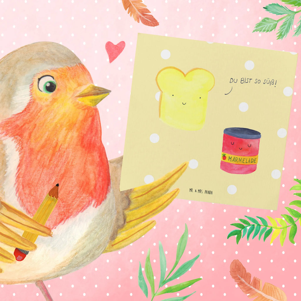 Deluxe Card toast jam Hochwertige Klappkarte, Einladungskarte, Hochzeitskarte, Grußkarte, Glückwunschkarte, Geburtstagskarte, Klappkarte, Karte, Hochwertige Grußkarte, Tiermotive, Gute Laune, lustige Sprüche, Tiere, Toast, Küche Spruch, Küche Deko, Frühstück Einladung, süß, süße Postkarte, Dreamteam, Marmelade, Brot, Toastbrot