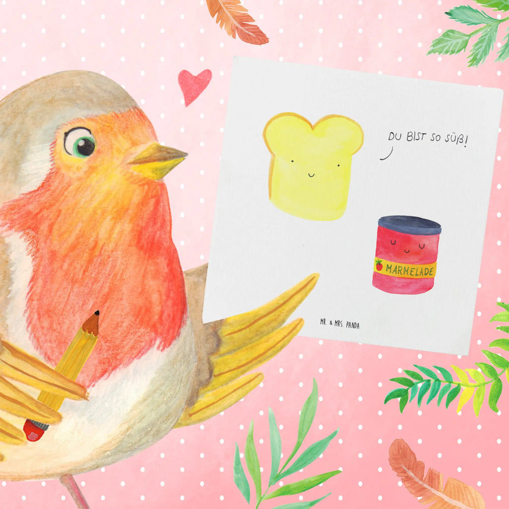 Deluxe Card toast jam Hochwertige Klappkarte, Einladungskarte, Hochzeitskarte, Grußkarte, Glückwunschkarte, Geburtstagskarte, Klappkarte, Karte, Hochwertige Grußkarte, Tiermotive, Gute Laune, lustige Sprüche, Tiere, Toast, Küche Spruch, Küche Deko, Frühstück Einladung, süß, süße Postkarte, Dreamteam, Marmelade, Brot, Toastbrot