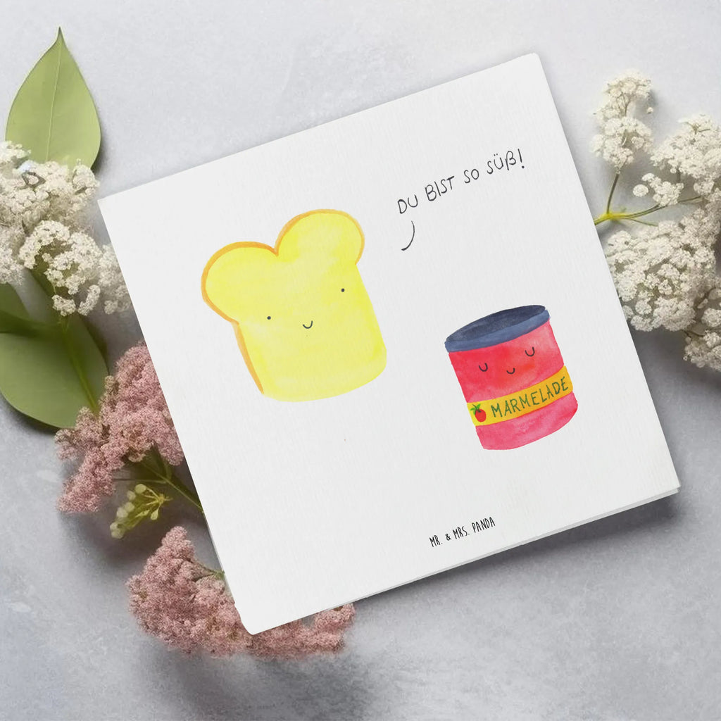 Deluxe Card toast jam Hochwertige Klappkarte, Einladungskarte, Hochzeitskarte, Grußkarte, Glückwunschkarte, Geburtstagskarte, Klappkarte, Karte, Hochwertige Grußkarte, Tiermotive, Gute Laune, lustige Sprüche, Tiere, Toast, Küche Spruch, Küche Deko, Frühstück Einladung, süß, süße Postkarte, Dreamteam, Marmelade, Brot, Toastbrot