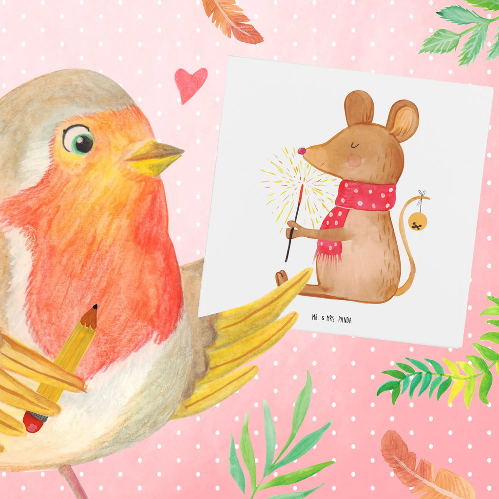 Deluxe Card Mouse Christmas Karte, Grußkarte, Einladungskarte, Geburtstagskarte, Hochwertige Grußkarte, Hochzeitskarte, Hochwertige Klappkarte, Glückwunschkarte, Klappkarte, Winter, Weihnachten, Weihnachtsdeko, Nikolaus, Advent, Heiligabend, Wintermotiv, Frohe Weihnachten, Maus, Weihnachtsgruß, Mäuschen, Weihnachtswunder, Weihnachtsmotiv