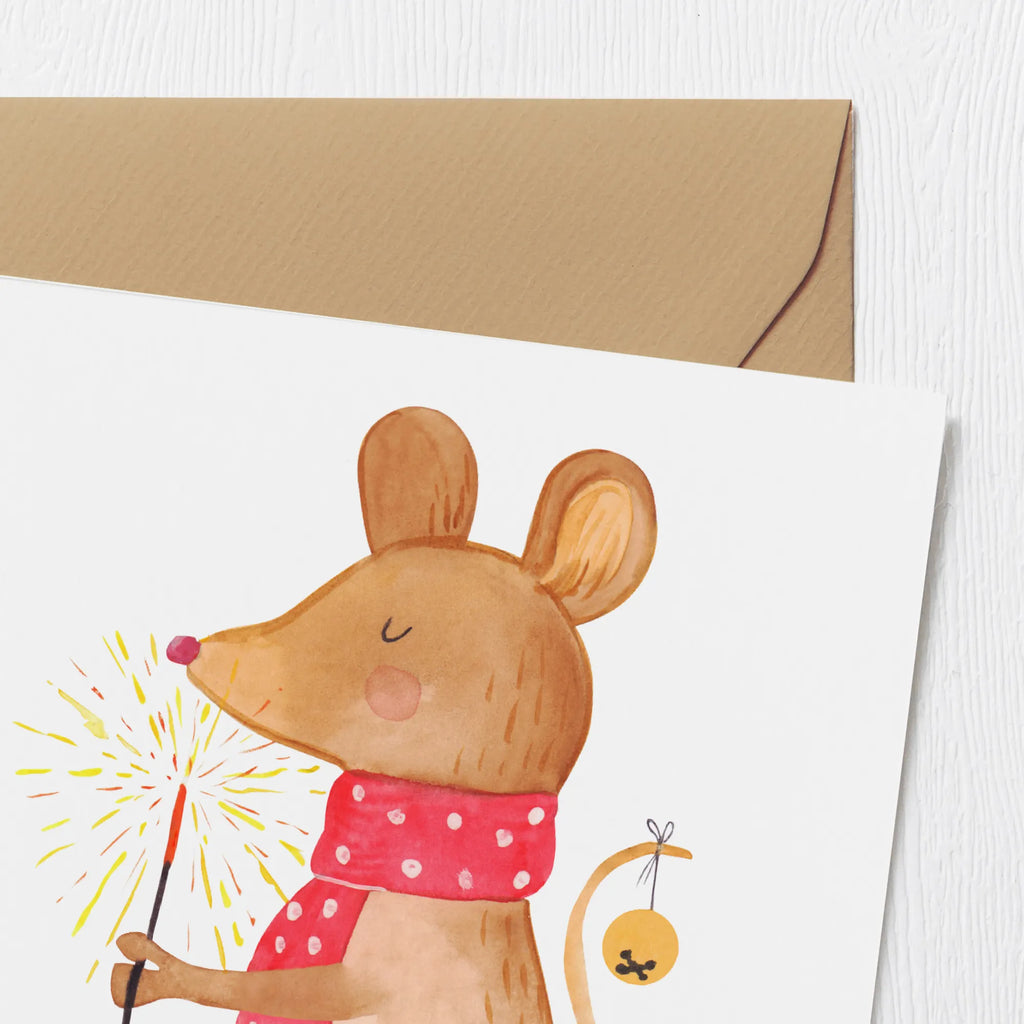 Deluxe Card Mouse Christmas Karte, Grußkarte, Einladungskarte, Geburtstagskarte, Hochwertige Grußkarte, Hochzeitskarte, Hochwertige Klappkarte, Glückwunschkarte, Klappkarte, Winter, Weihnachten, Weihnachtsdeko, Nikolaus, Advent, Heiligabend, Wintermotiv, Frohe Weihnachten, Maus, Weihnachtsgruß, Mäuschen, Weihnachtswunder, Weihnachtsmotiv