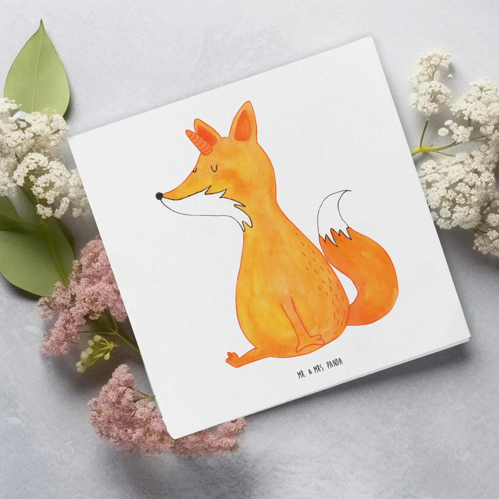 Deluxe Card unicorn Fox Hochwertige Klappkarte, Grußkarte, Hochzeitskarte, Glückwunschkarte, Einladungskarte, Hochwertige Grußkarte, Karte, Geburtstagskarte, Klappkarte, Einhorn, Einhörner, Einhorn Deko, Unicorn, Unicorns, Füchse, Fuchshorn, Fuchs, Fuchshörnchen, Foxycorn