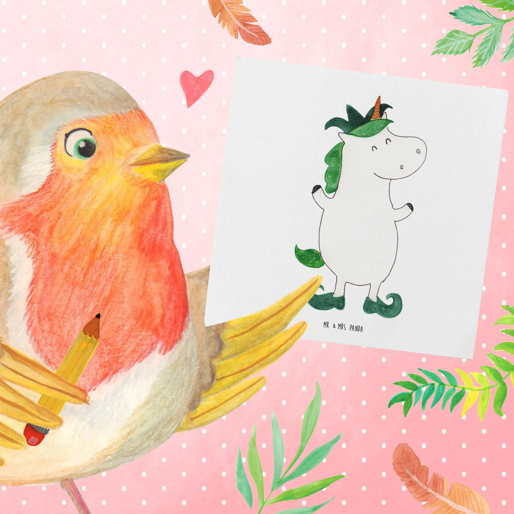 Deluxe Card unicorn joker Karte, Grußkarte, Klappkarte, Geburtstagskarte, Einladungskarte, Glückwunschkarte, Hochzeitskarte, Hochwertige Grußkarte, Hochwertige Klappkarte, Einhorn, Einhörner, Einhorn Deko, Unicorn, Kasper, Hofnarr, Gaukler, Mittelalter