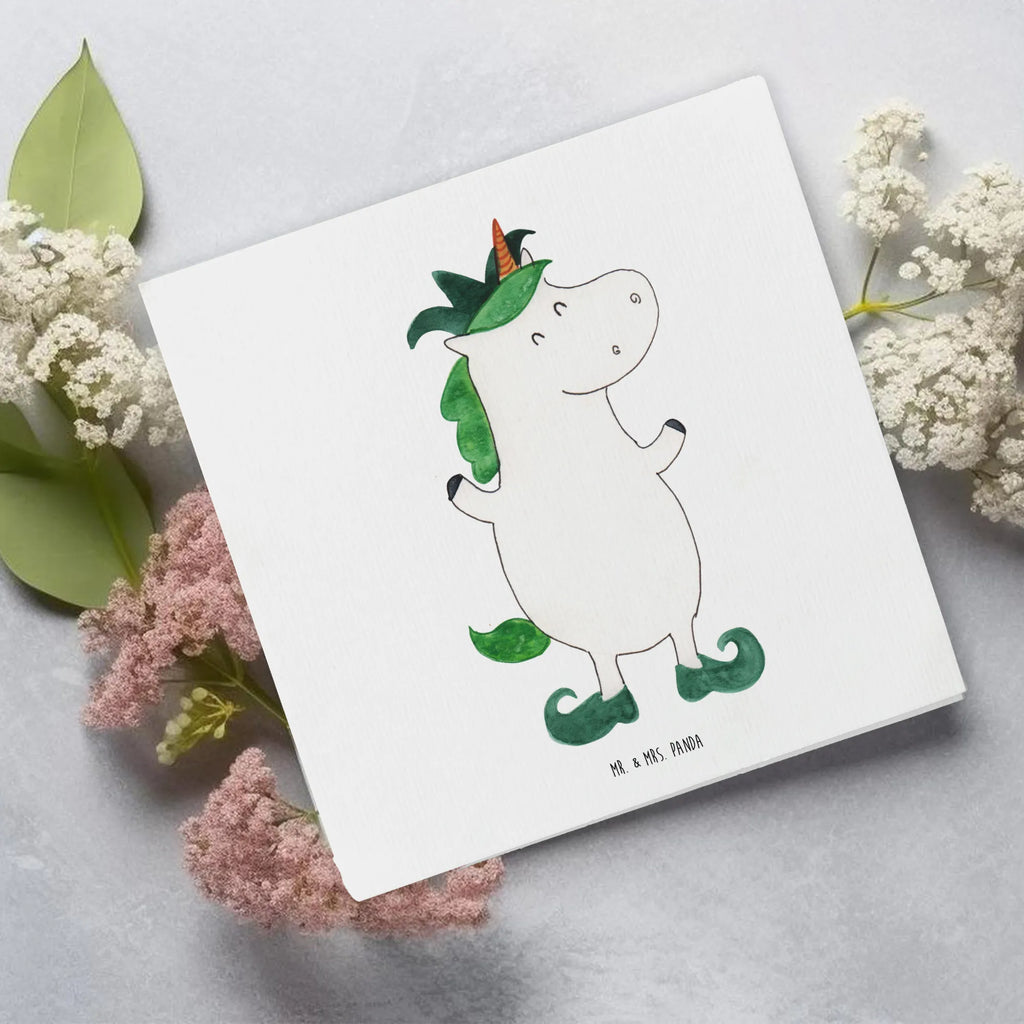 Deluxe Card unicorn joker Karte, Grußkarte, Klappkarte, Geburtstagskarte, Einladungskarte, Glückwunschkarte, Hochzeitskarte, Hochwertige Grußkarte, Hochwertige Klappkarte, Einhorn, Einhörner, Einhorn Deko, Unicorn, Kasper, Hofnarr, Gaukler, Mittelalter