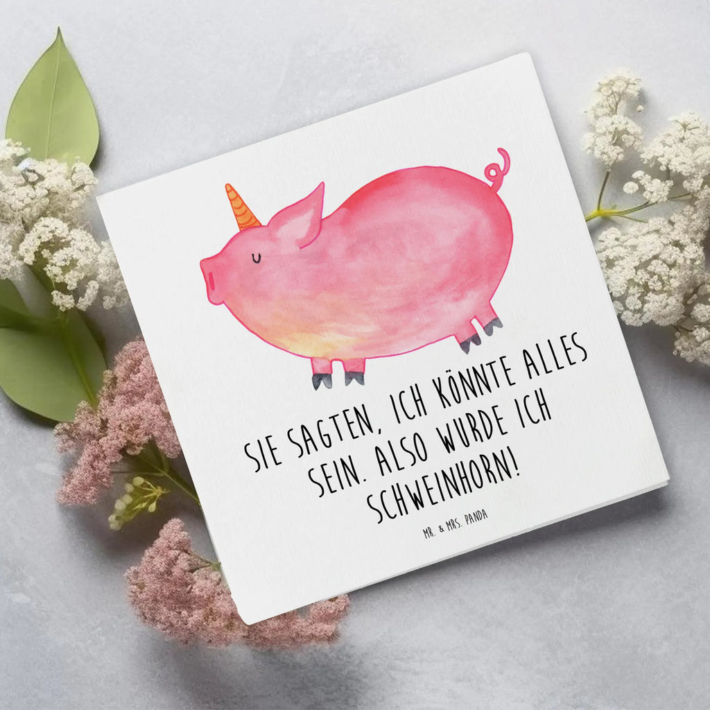 Deluxe Card unicorn Pig Glückwunschkarte, Hochzeitskarte, Karte, Einladungskarte, Hochwertige Grußkarte, Geburtstagskarte, Grußkarte, Klappkarte, Hochwertige Klappkarte, Einhorn, Einhörner, Einhorn Deko, Unicorn, Bauer, Spaß, funny, witzig. lustig, Piggy, Spruch, geschenk, english, Schweinhorn, Schwein, Pig, Party, englisch