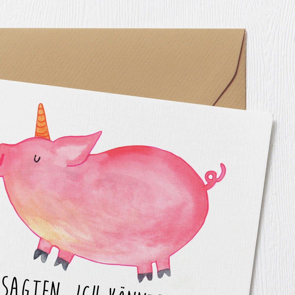 Deluxe Card unicorn Pig Glückwunschkarte, Hochzeitskarte, Karte, Einladungskarte, Hochwertige Grußkarte, Geburtstagskarte, Grußkarte, Klappkarte, Hochwertige Klappkarte, Einhorn, Einhörner, Einhorn Deko, Unicorn, Bauer, Spaß, funny, witzig. lustig, Piggy, Spruch, geschenk, english, Schweinhorn, Schwein, Pig, Party, englisch