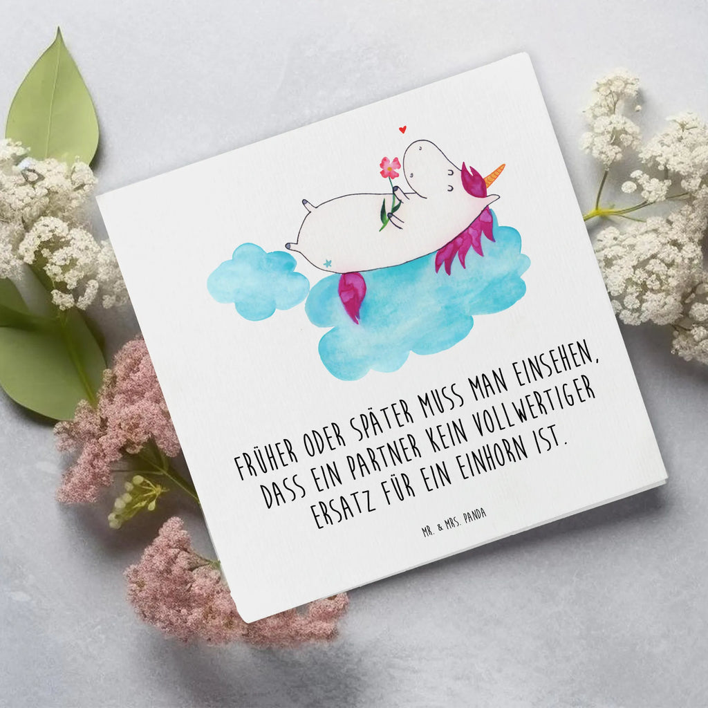 Deluxe Karte Einhorn Verliebt Hochzeitskarte, Hochwertige Grußkarte, Klappkarte, Einladungskarte, Geburtstagskarte, Hochwertige Klappkarte, Glückwunschkarte, Grußkarte, Karte, Einhorn, Einhörner, Einhorn Deko, Unicorn, Wolke, Liebe, Liebesbeweis, verliebt, Freundin
