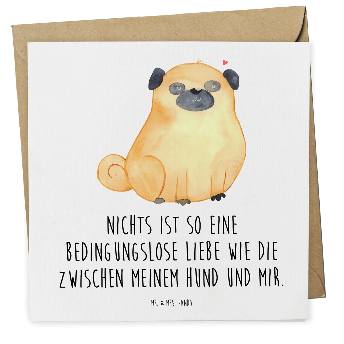 Deluxe Karte Mops