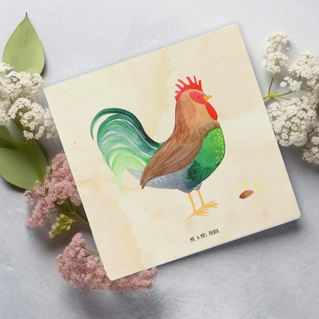 Deluxe Karte Hahn Korn Karte, Glückwunschkarte, Grußkarte, Geburtstagskarte, Hochwertige Klappkarte, Klappkarte, Hochwertige Grußkarte, Einladungskarte, Hochzeitskarte, Bauernhof, Hoftiere, Landwirt, Landwirtin, Korn, Natur, Hahn, Eier, Henne