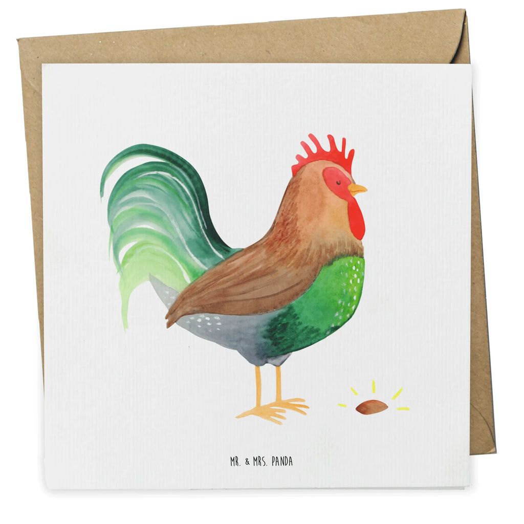 Deluxe Karte Hahn Korn Karte, Glückwunschkarte, Grußkarte, Geburtstagskarte, Hochwertige Klappkarte, Klappkarte, Hochwertige Grußkarte, Einladungskarte, Hochzeitskarte, Bauernhof, Hoftiere, Landwirt, Landwirtin, Korn, Natur, Hahn, Eier, Henne