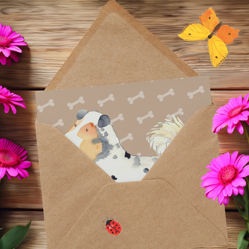 Deluxe Card Dog Australia Shepherd Geburtstagskarte, Klappkarte, Hochwertige Klappkarte, Grußkarte, Glückwunschkarte, Karte, Einladungskarte, Hochzeitskarte, Hochwertige Grußkarte, Hund, Hundemotiv, Haustier, Hunderasse, Tierliebhaber, Hundebesitzer, Sprüche, Shepherd, Familienhund, Australien Shepherd, Hundeliebe, Spruch