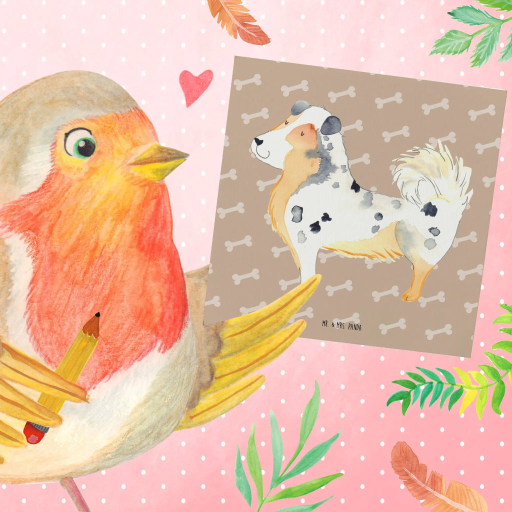 Deluxe Card Dog Australia Shepherd Geburtstagskarte, Klappkarte, Hochwertige Klappkarte, Grußkarte, Glückwunschkarte, Karte, Einladungskarte, Hochzeitskarte, Hochwertige Grußkarte, Hund, Hundemotiv, Haustier, Hunderasse, Tierliebhaber, Hundebesitzer, Sprüche, Shepherd, Familienhund, Australien Shepherd, Hundeliebe, Spruch