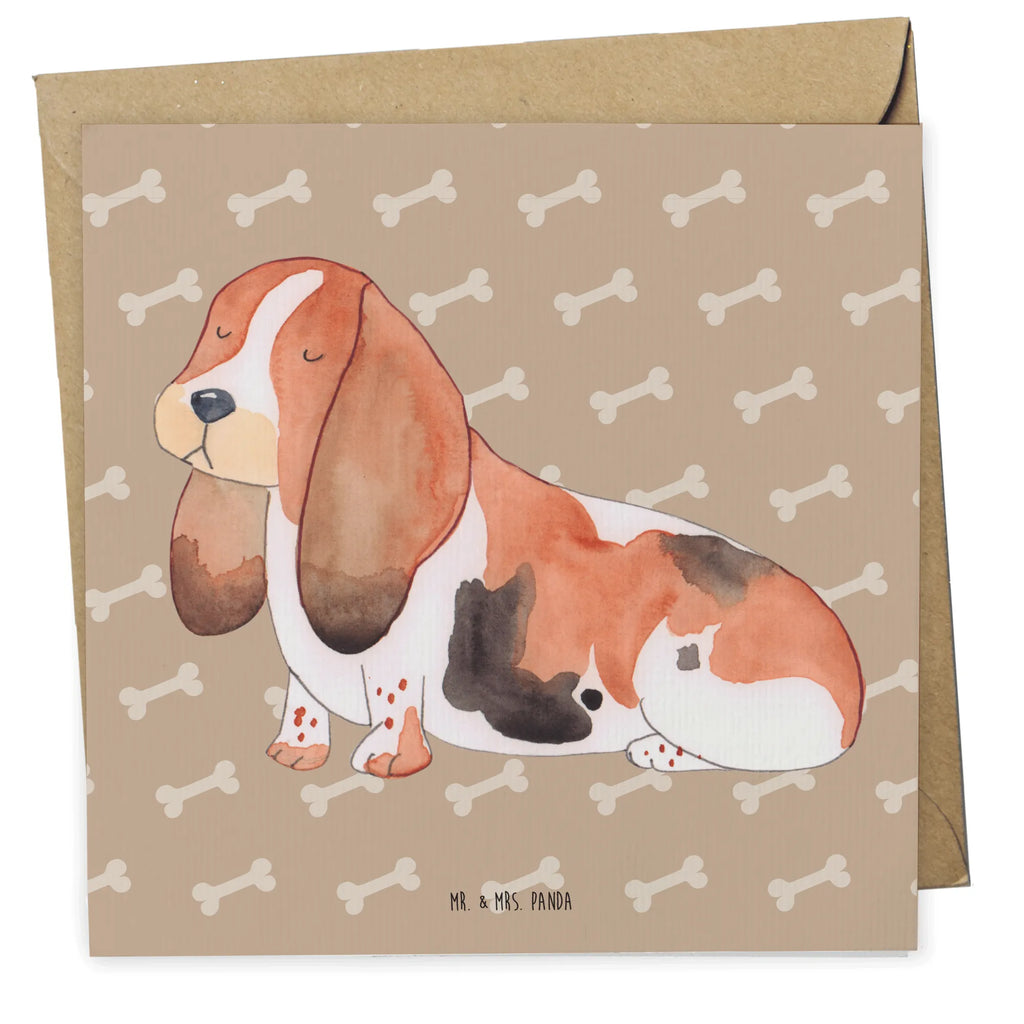 Karta Deluxe pies Basset Hound Geburtstagskarte, Karte, Hochzeitskarte, Glückwunschkarte, Einladungskarte, Grußkarte, Hochwertige Grußkarte, Klappkarte, Hochwertige Klappkarte, Hund, Hundemotiv, Haustier, Hunderasse, Tierliebhaber, Hundebesitzer, Sprüche, Basset, Hundeliebe, kinderlos, Basset Hound
