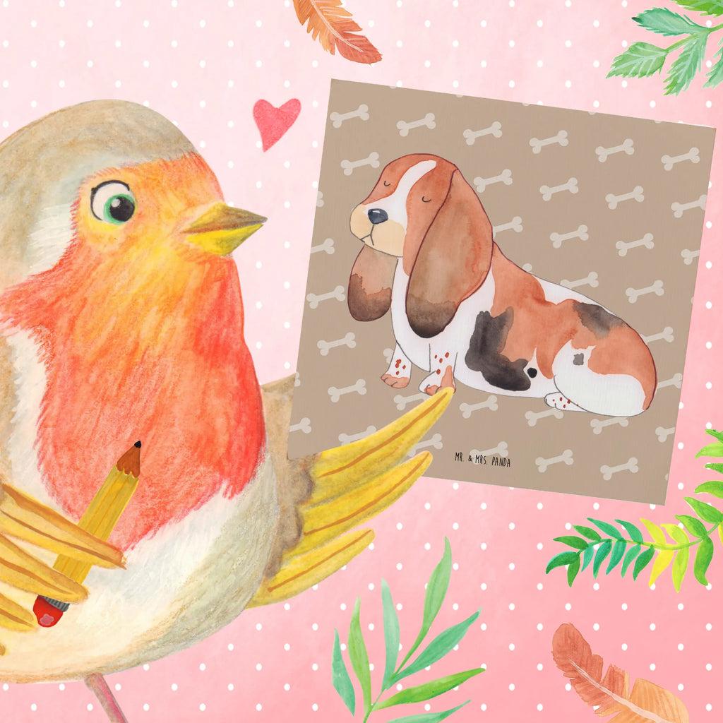 Karta Deluxe pies Basset Hound Geburtstagskarte, Karte, Hochzeitskarte, Glückwunschkarte, Einladungskarte, Grußkarte, Hochwertige Grußkarte, Klappkarte, Hochwertige Klappkarte, Hund, Hundemotiv, Haustier, Hunderasse, Tierliebhaber, Hundebesitzer, Sprüche, Basset, Hundeliebe, kinderlos, Basset Hound