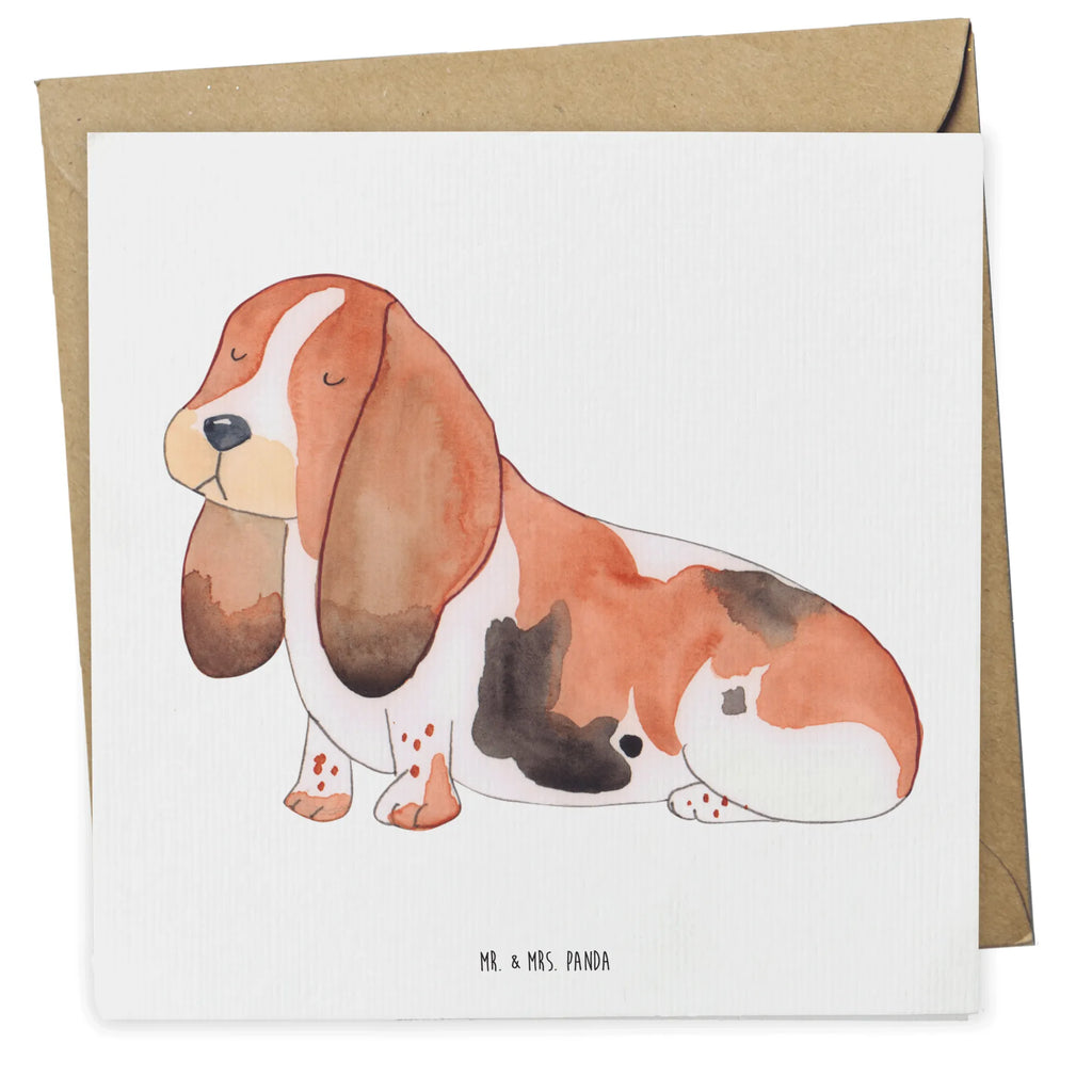 Karta Deluxe pies Basset Hound Geburtstagskarte, Karte, Hochzeitskarte, Glückwunschkarte, Einladungskarte, Grußkarte, Hochwertige Grußkarte, Klappkarte, Hochwertige Klappkarte, Hund, Hundemotiv, Haustier, Hunderasse, Tierliebhaber, Hundebesitzer, Sprüche, Basset, Hundeliebe, kinderlos, Basset Hound